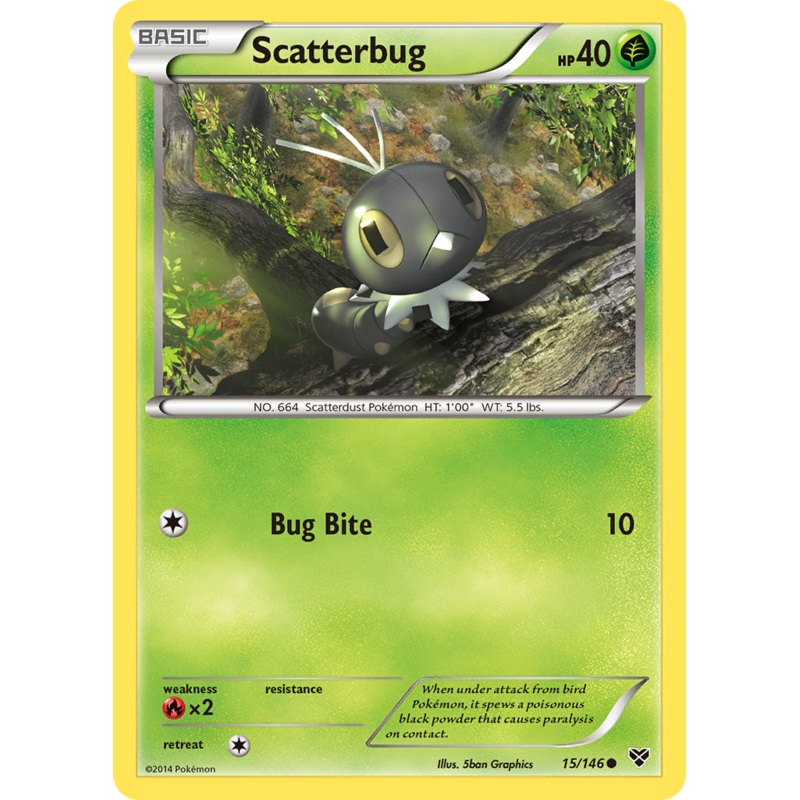 Scatterbug (15/146) [XY: Base Set]