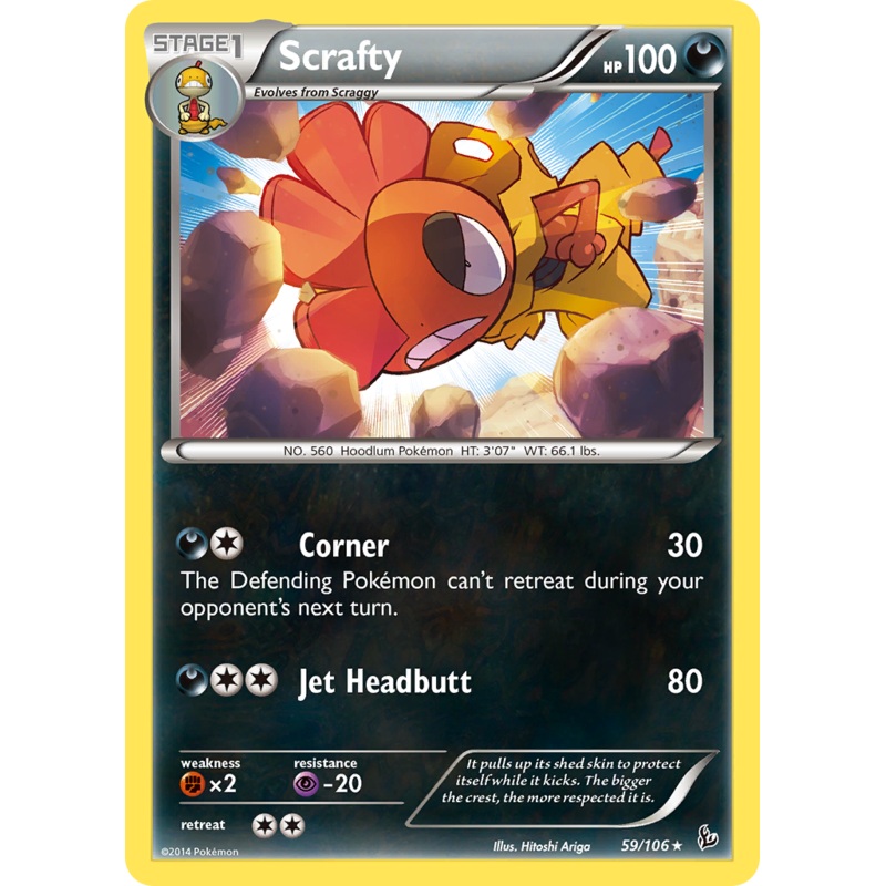 Scrafty (59/106) [XY: Flashfire]