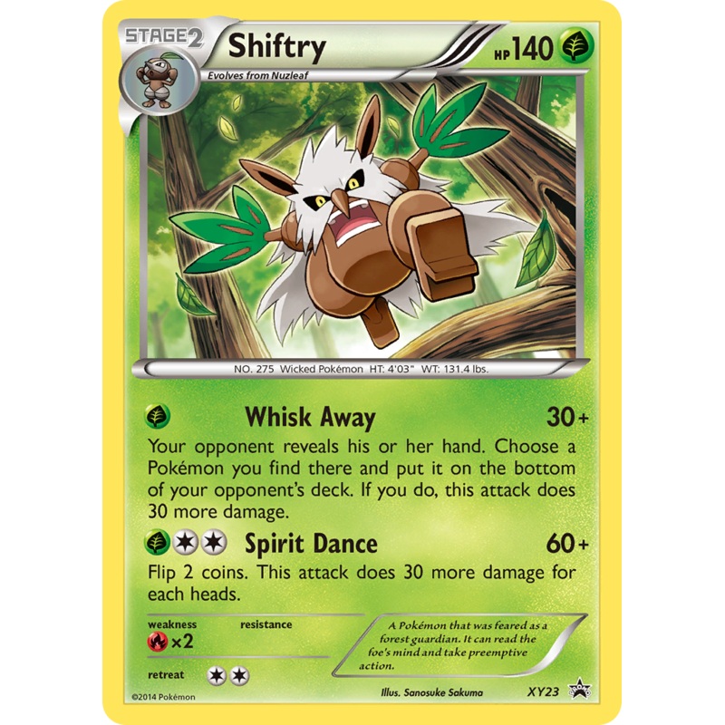 Shiftry (XY23) [XY: Black Star Promos]