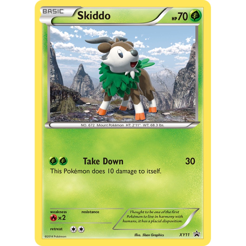 Skiddo (XY11) [XY: Black Star Promos]
