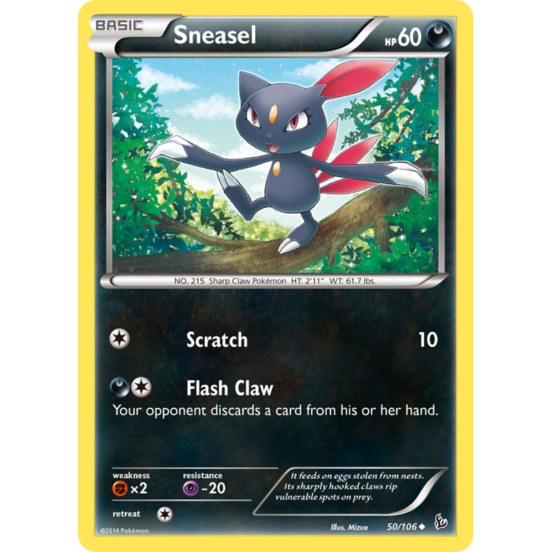 Sneasel (50/106) [XY: Flashfire]