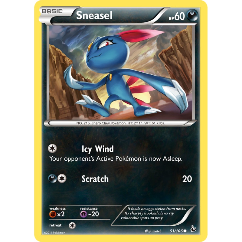Sneasel (51/106) [XY: Flashfire]