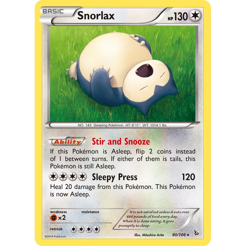 Snorlax (80/106) [XY: Flashfire]