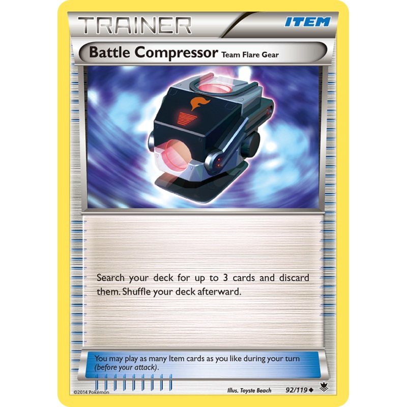 Battle Compressor Team Flare Gear (92/119) [XY: Phantom Forces]