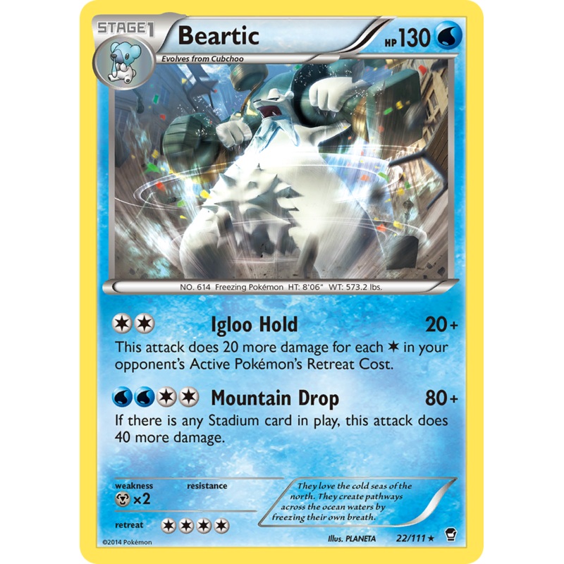 Beartic (22/111) [XY: Furious Fists]