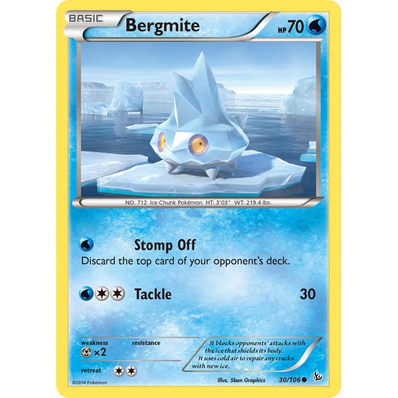 Bergmite (30/106) [XY: Flashfire]