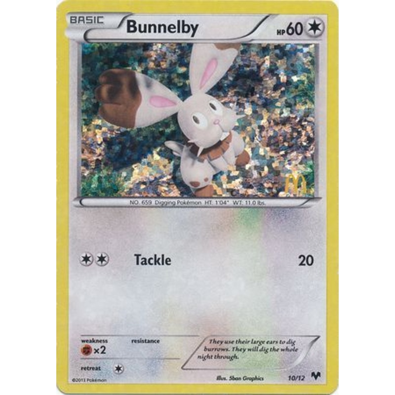 Bunnelby (10/12) [McDonald's Promos: 2014 Collection]