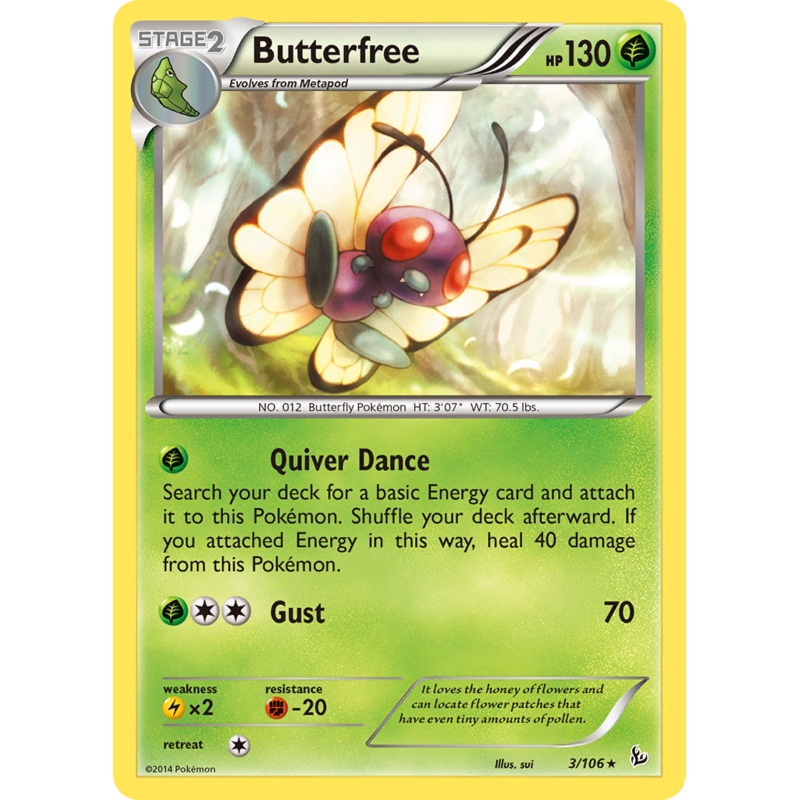 Butterfree (3/106) [XY: Flashfire]
