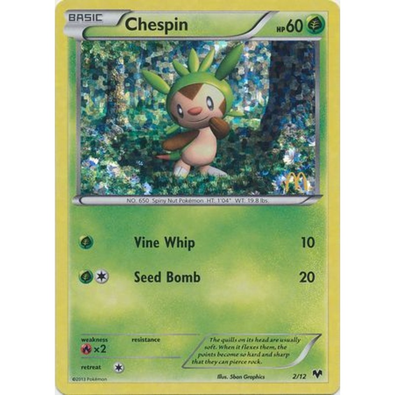 Chespin (2/12) [McDonald's Promos: 2014 Collection]
