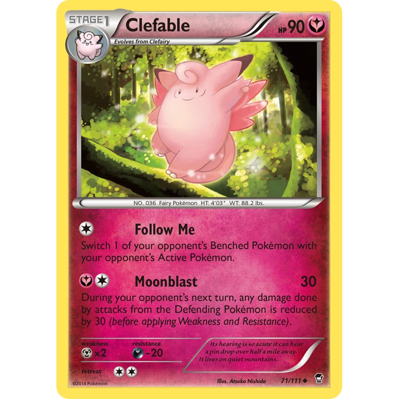 Clefable (71/111) [XY: Furious Fists]