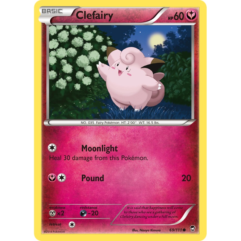 Clefairy (69/111) [XY: Furious Fists]