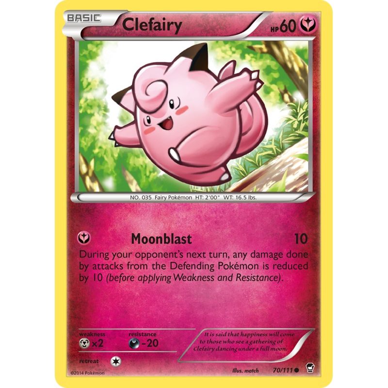 Clefairy (70/111) [XY: Furious Fists]