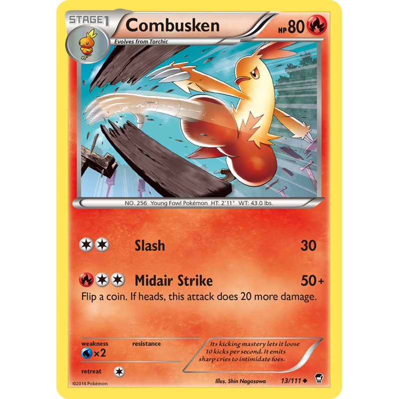 Combusken (13/111) [XY: Furious Fists]