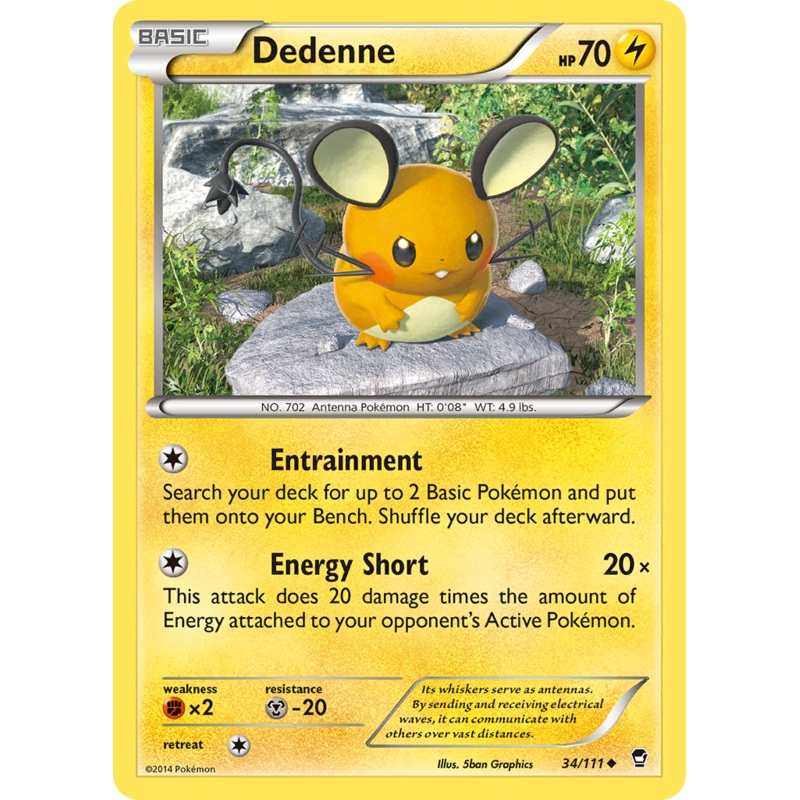 Dedenne (34/111) [XY: Furious Fists]
