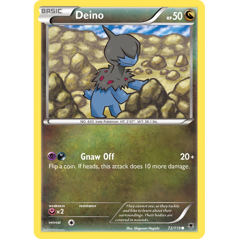Deino (72/119) [XY: Phantom Forces]