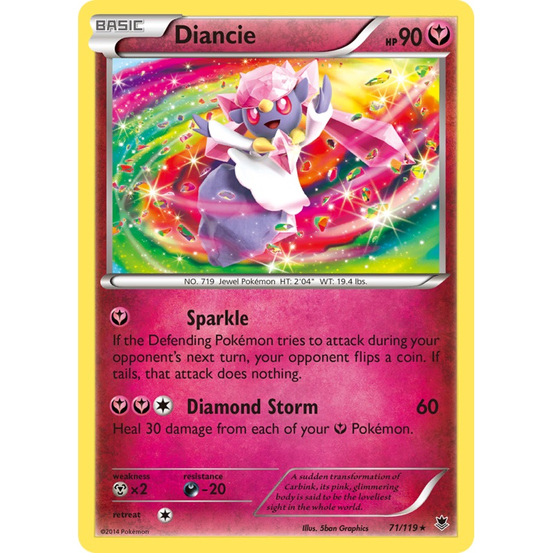 Diancie (71/119) [XY: Phantom Forces]