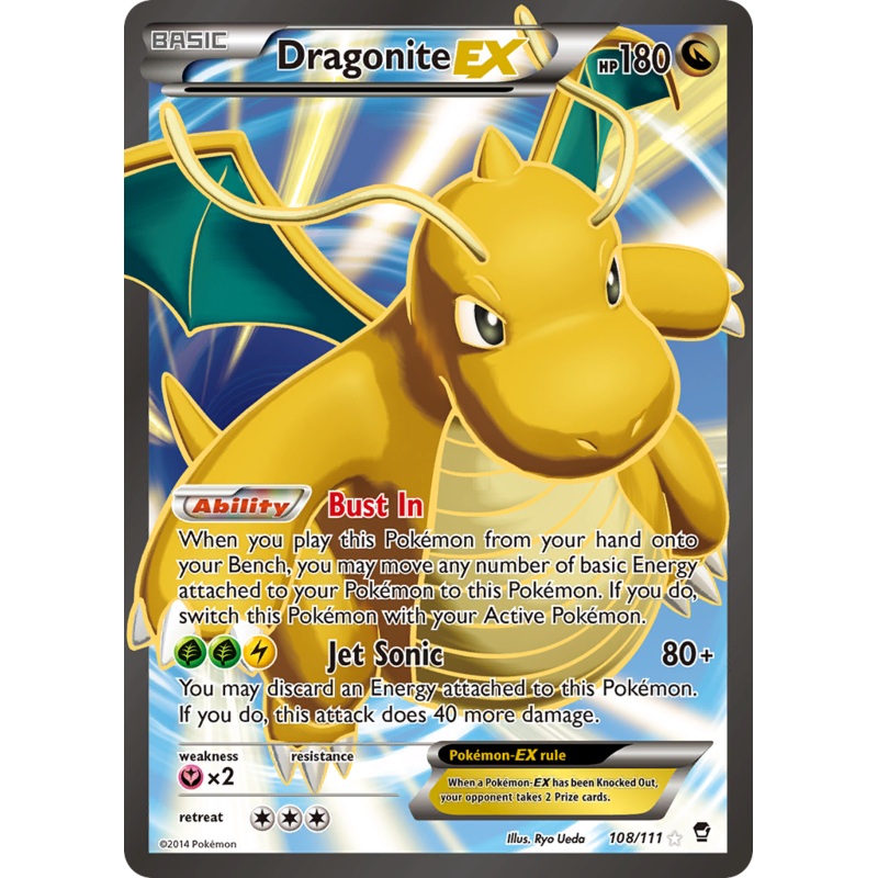 Dragonite EX (108/111) [XY: Furious Fists]