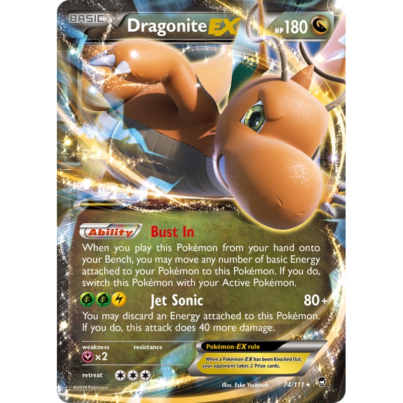 Dragonite EX (74/111) [XY: Furious Fists]