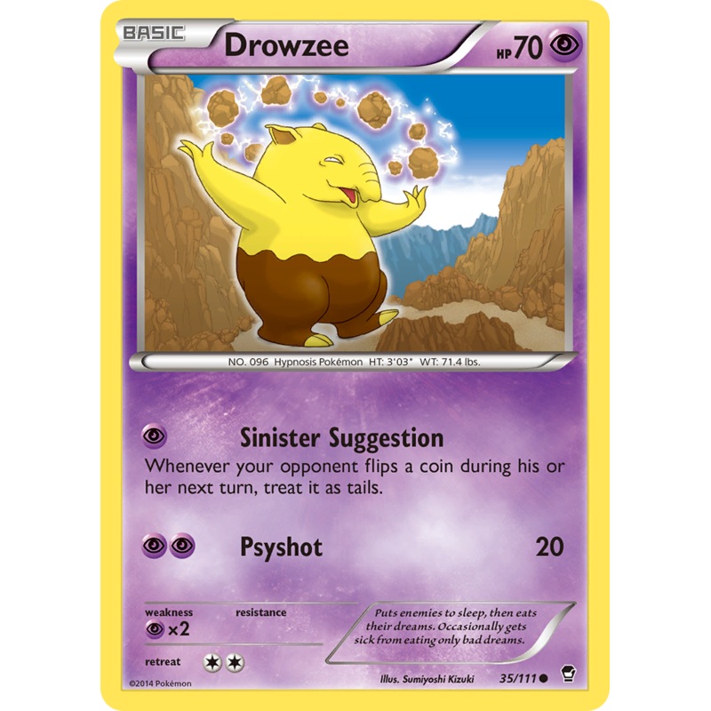 Drowzee (35/111) [XY: Furious Fists]