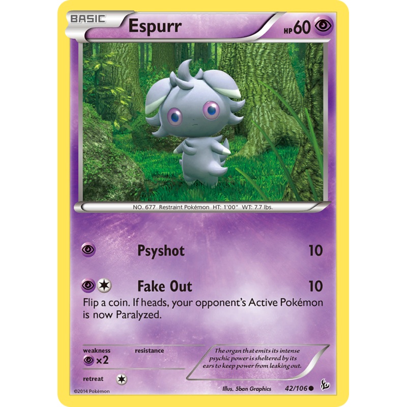 Espurr (42/106) [XY: Flashfire]