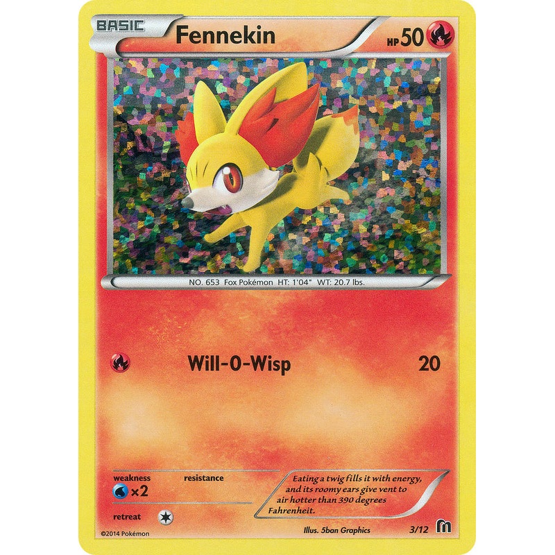 Fennekin (3/12) [McDonald's Promos: 2014 Collection]