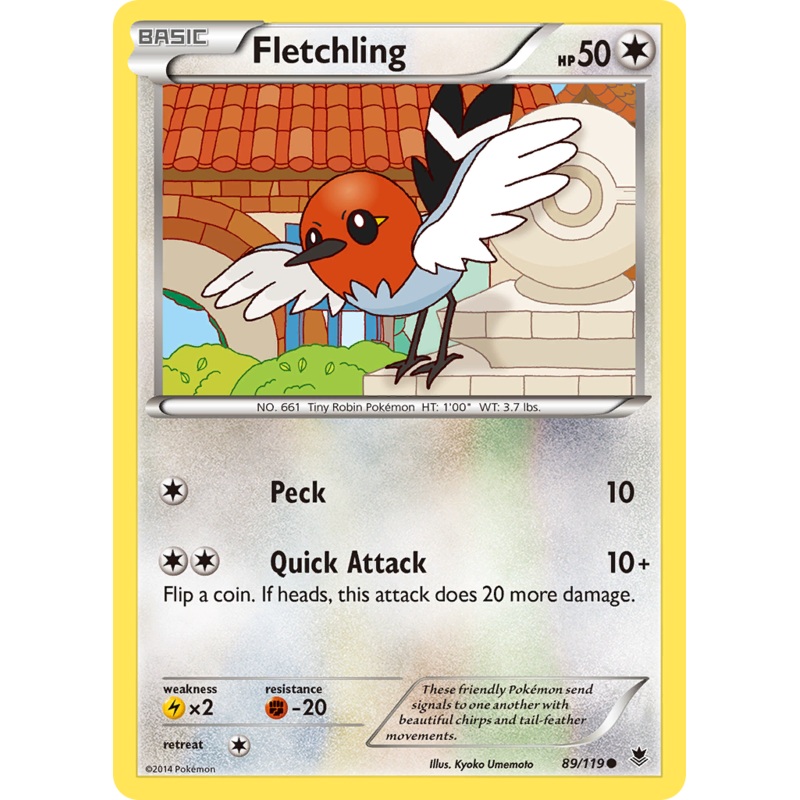 Fletchling (89/119) [XY: Phantom Forces]