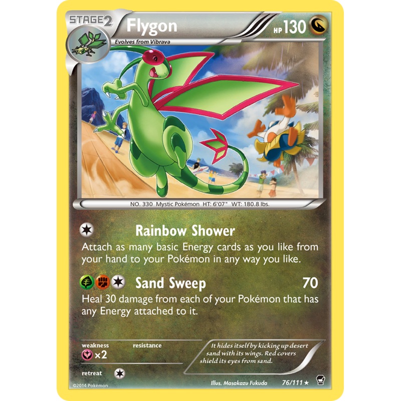 Flygon (76/111) [XY: Furious Fists]