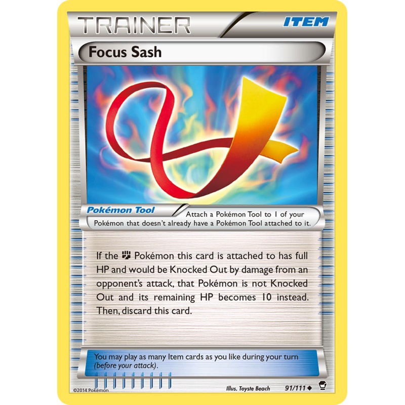Focus Sash (91/111) [XY: Furious Fists]