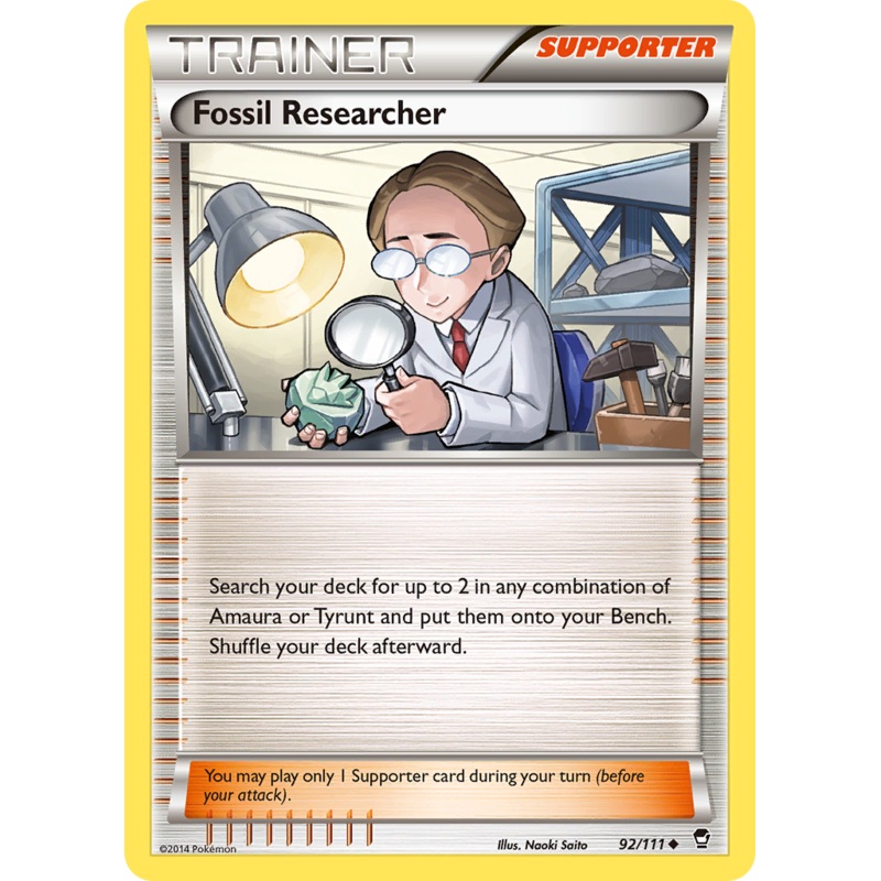 Fossil Researcher (92/111) [XY: Furious Fists]