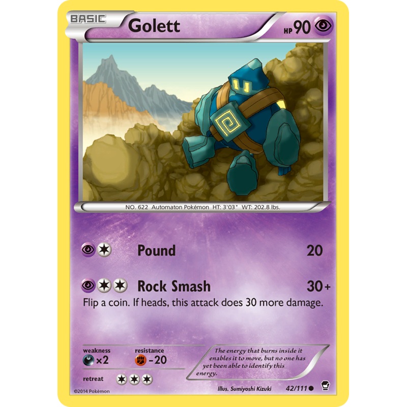 Golett (42/111) [XY: Furious Fists]