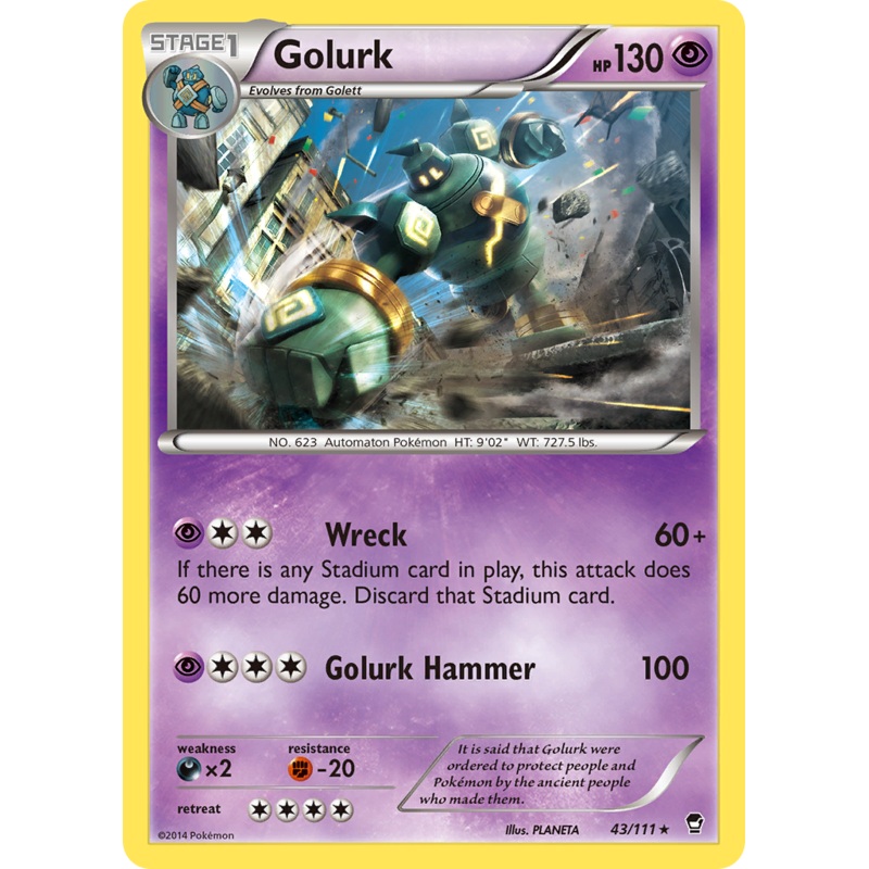 Golurk (43/111) [XY: Furious Fists]