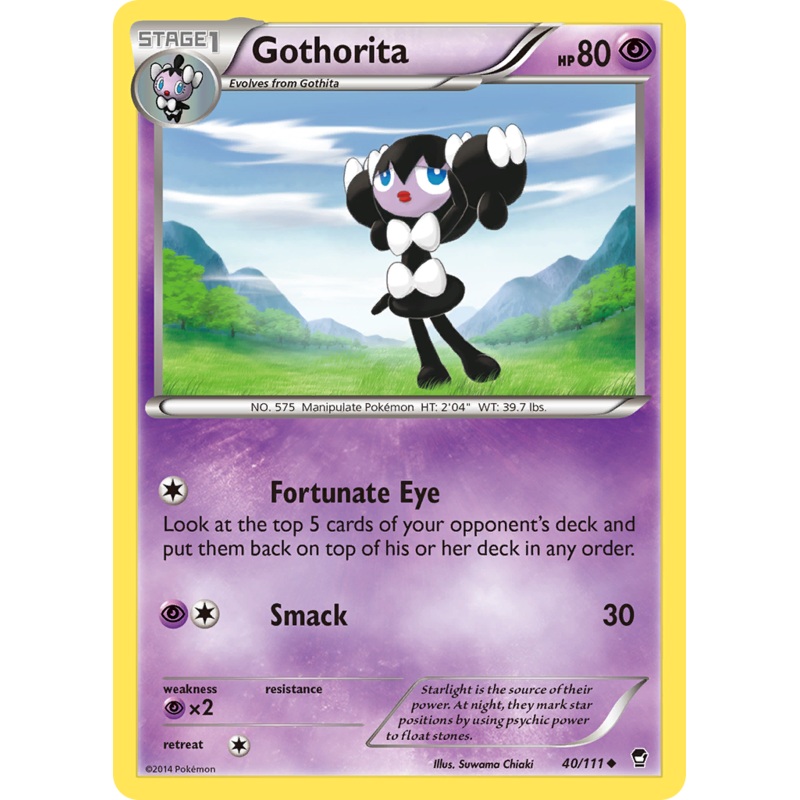 Gothorita (40/111) [XY: Furious Fists]