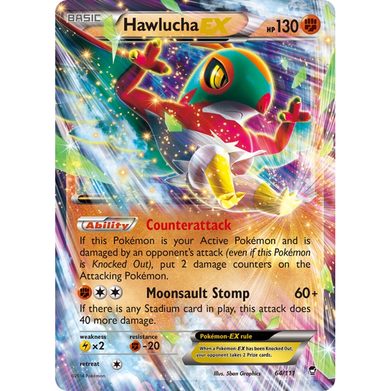 Hawlucha EX (64/111) [XY: Furious Fists]