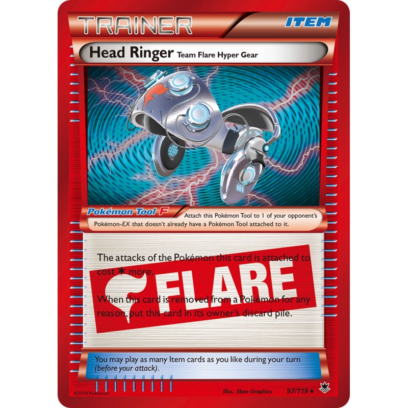 Head Ringer Team Flare Hyper Gear (97/119) [XY: Phantom Forces]