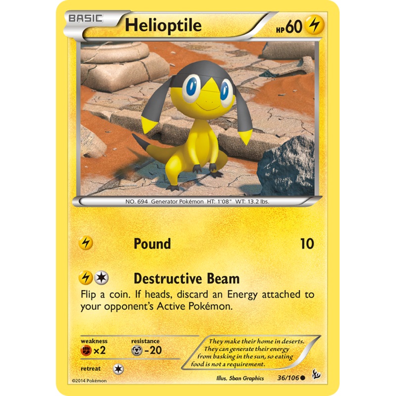 Helioptile (36/106) [XY: Flashfire]