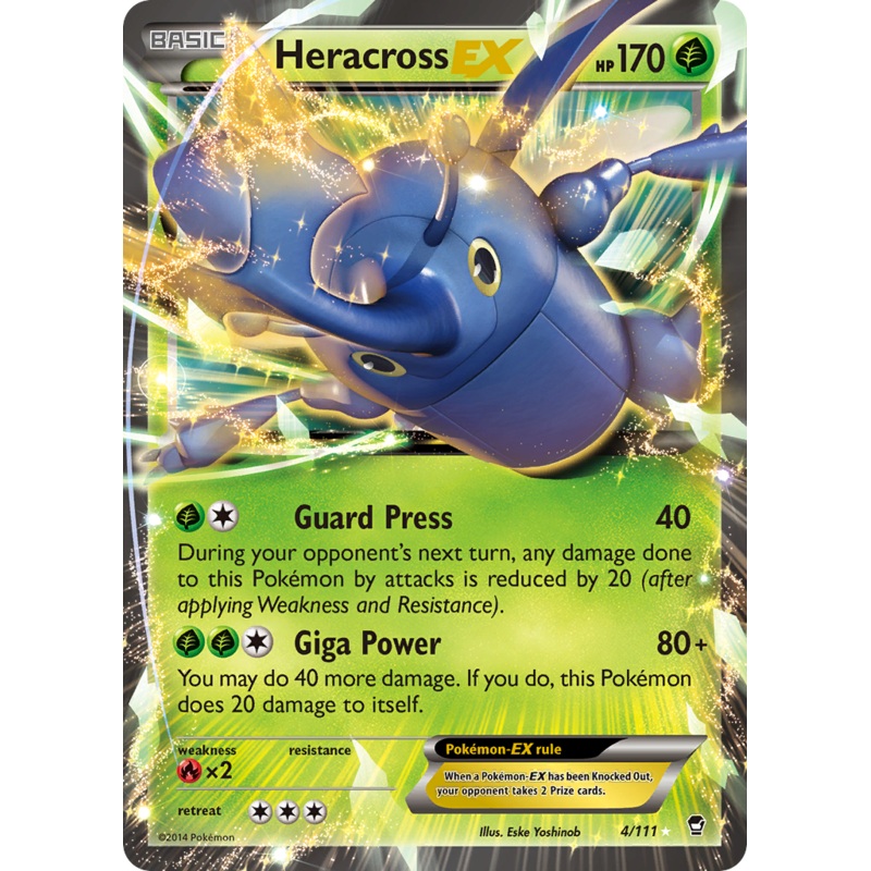 Heracross EX (4/111) [XY: Furious Fists]