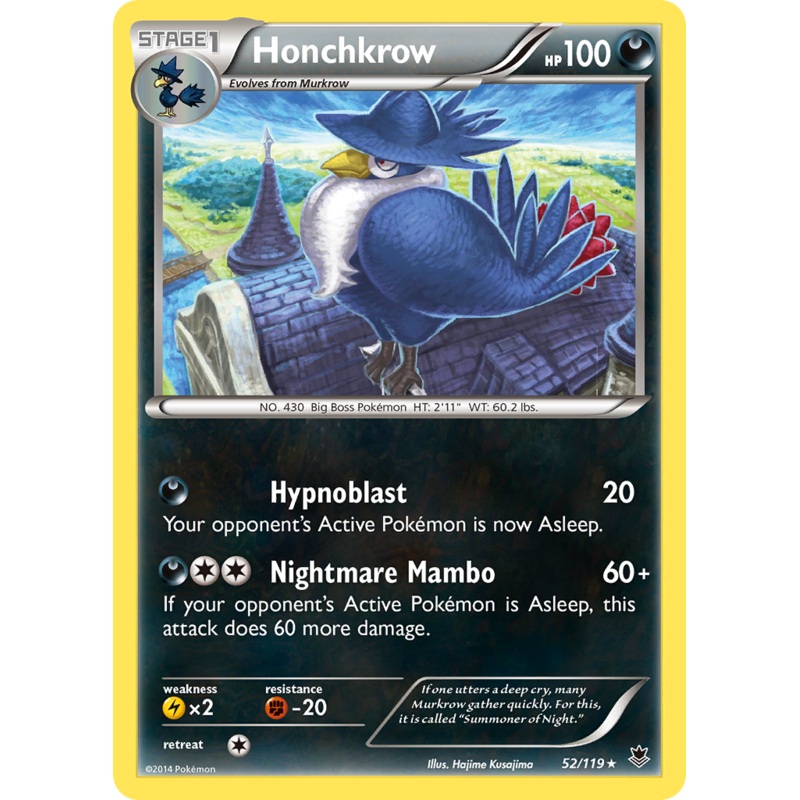 Honchkrow (52/119) [XY: Phantom Forces]