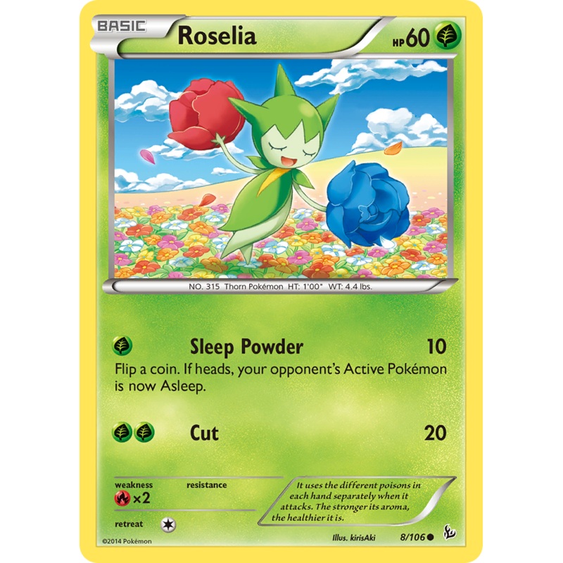 Roselia (8/106) [XY: Flashfire]