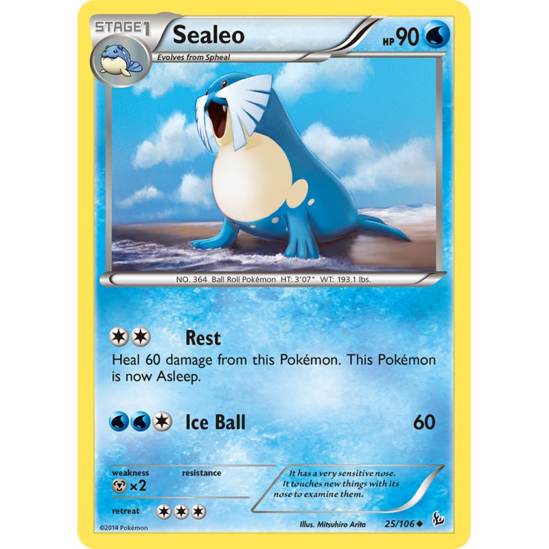 Sealeo (25/106) [XY: Flashfire]