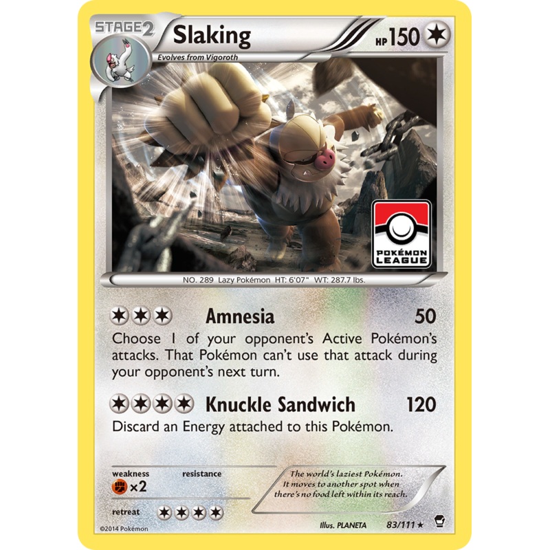 Slaking (83/111) [XY: Furious Fists]