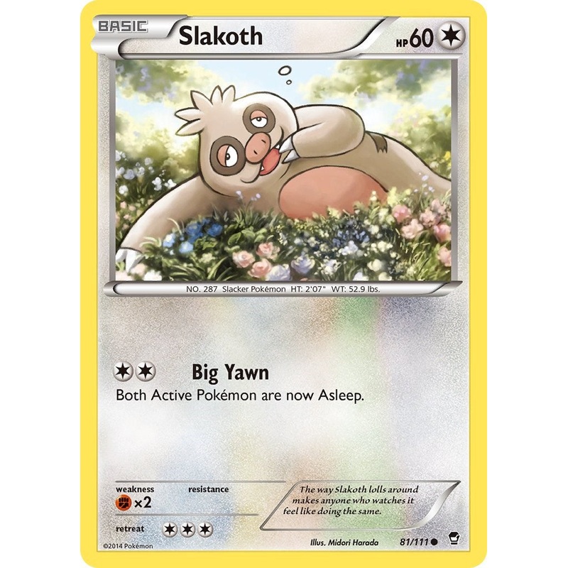 Slakoth (81/111) [XY: Furious Fists]