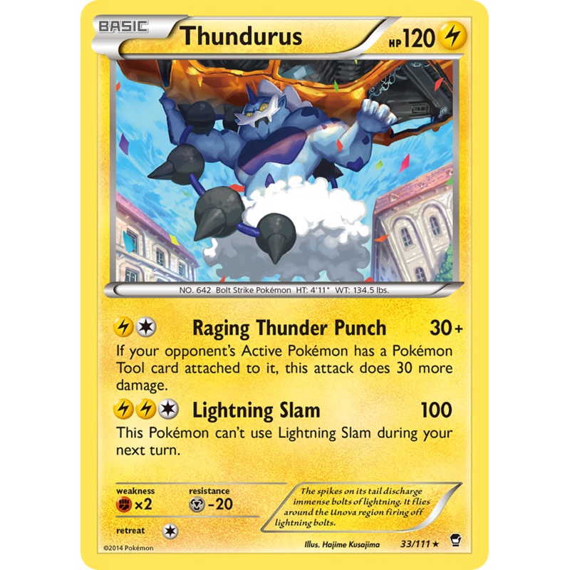 Thundurus (33/111) [XY: Furious Fists]