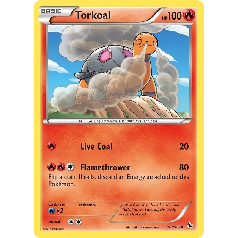 Torkoal (16/106) [XY: Flashfire]