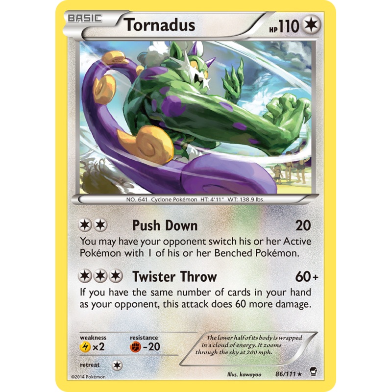 Tornadus (86/111) [XY: Furious Fists]