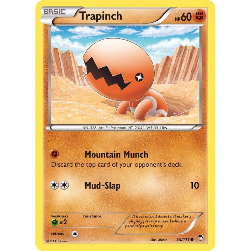 Trapinch (53/111) [XY: Furious Fists]
