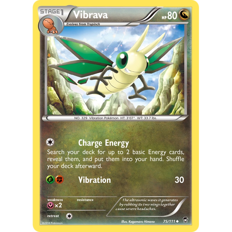 Vibrava (75/111) [XY: Furious Fists]