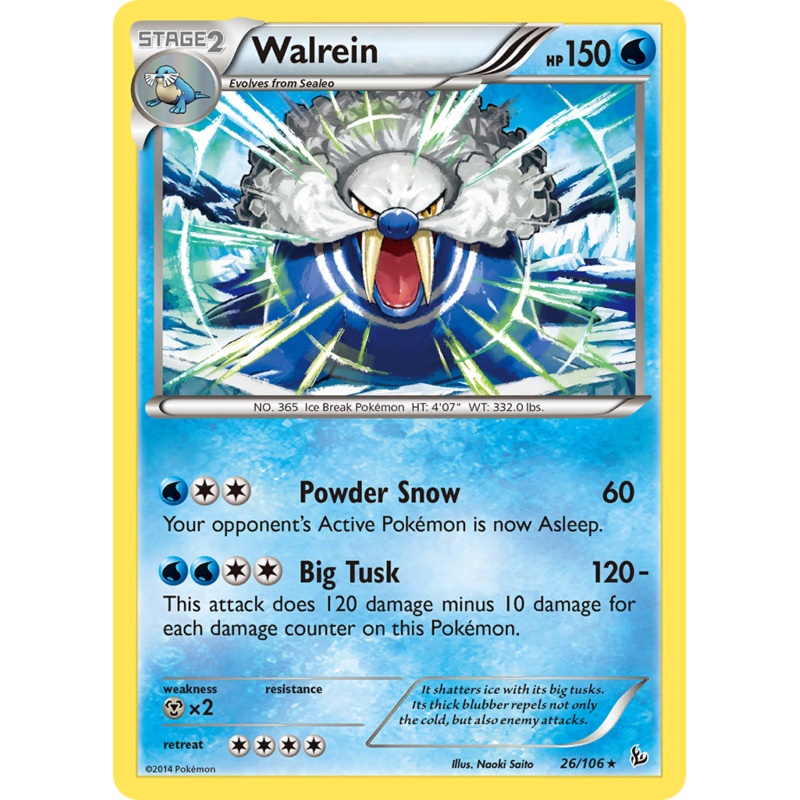 Walrein (26/106) [XY: Flashfire]