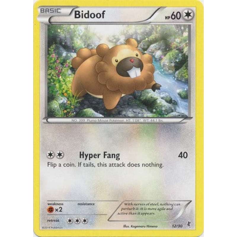 Bidoof (12/30) [XY: Trainer Kit 1 - Bisharp]