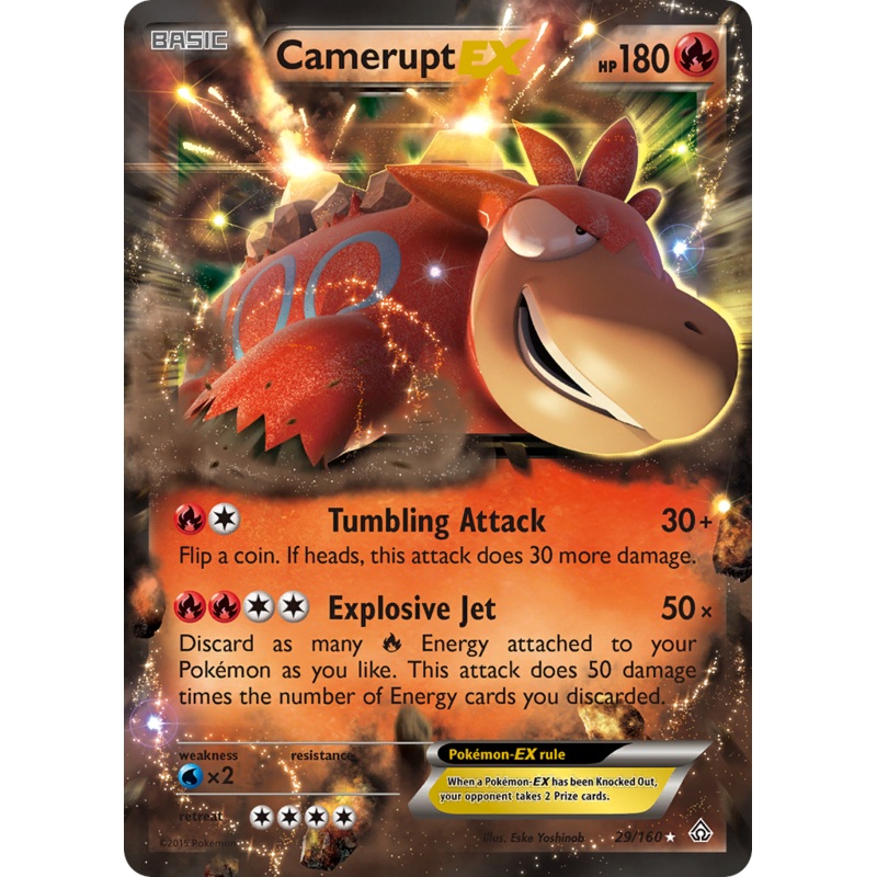 Camerupt EX (29/160) [XY: Primal Clash]