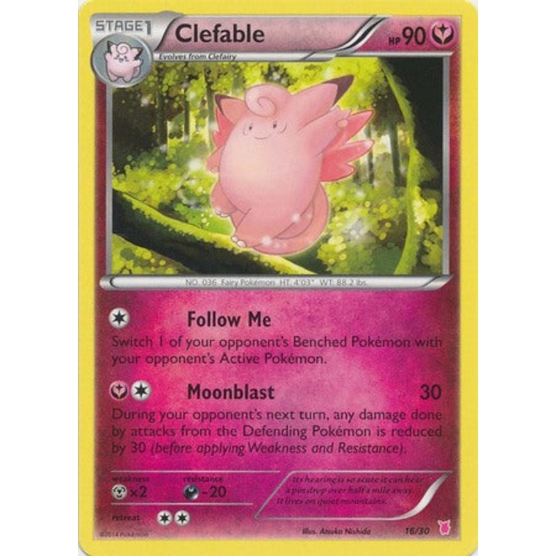 Clefable (16/30) [XY: Trainer Kit 1 - Wigglytuff]